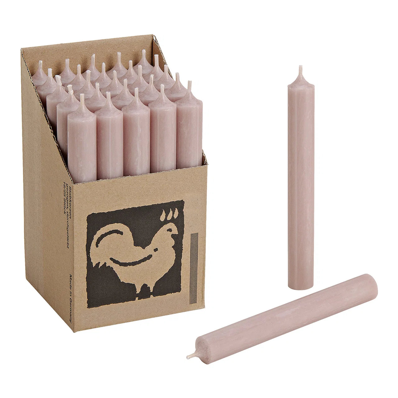 Σετ 5 Διακοσμητικά Stick Κεριά Μαύρο & Taupe 18cm
