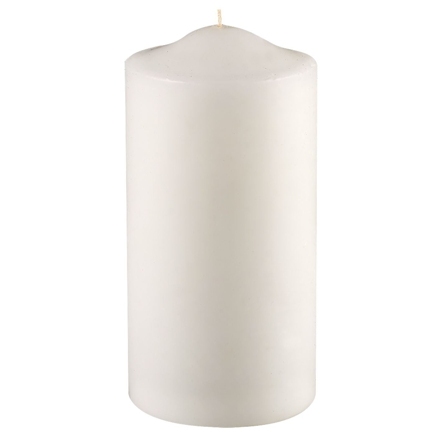 White Pillar Candle Ø7 x 14 cm – Unscented Decorative Candle