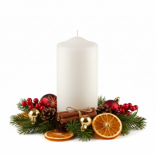 Κερί Λευκό Κολώνα Ø7x14cm – Χωρίς Άρωμα