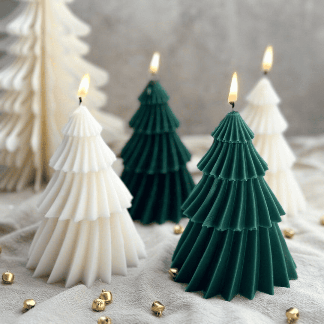 Κερί Χριστουγεννιάτικου Δέντρου – Χειροποίητο Αρωματικό Κερί (χρόνος καύσης 10 ωρών)