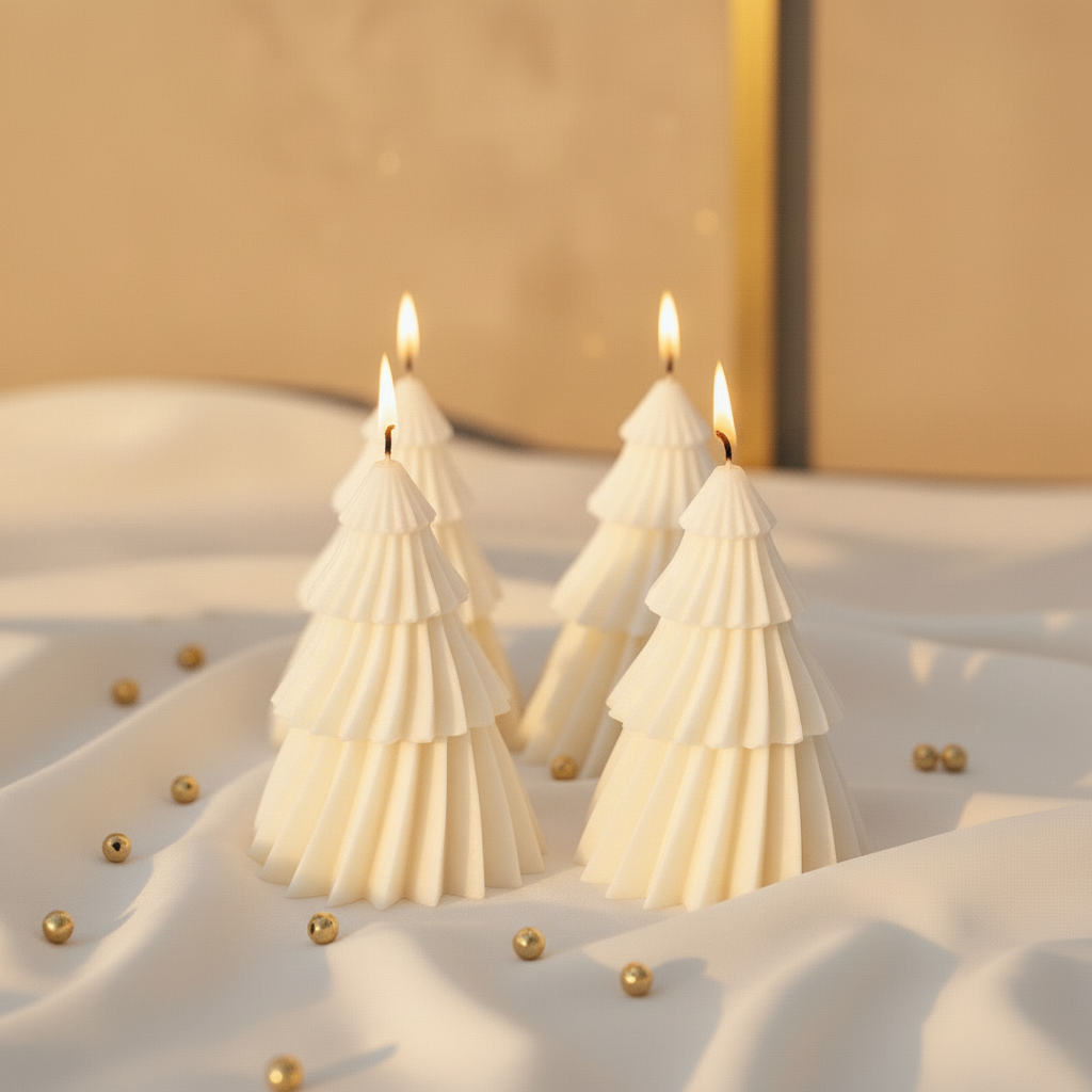 Κερί Χριστουγεννιάτικου Δέντρου – Χειροποίητο Αρωματικό Κερί (χρόνος καύσης 10 ωρών)