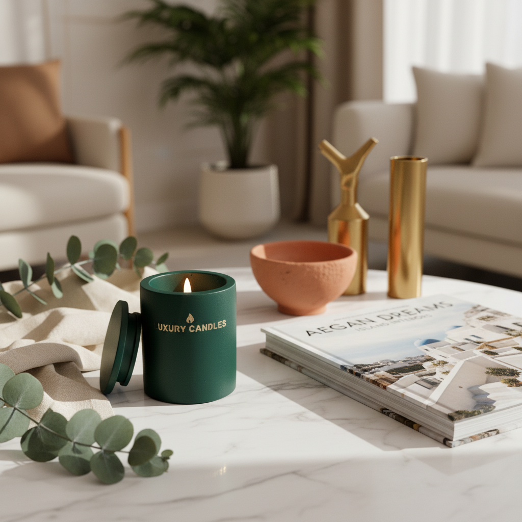 Κερί Anktis – Λινό, Μάτσα & Ξύλο