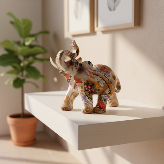 Colorful Elephant Social Media Photo