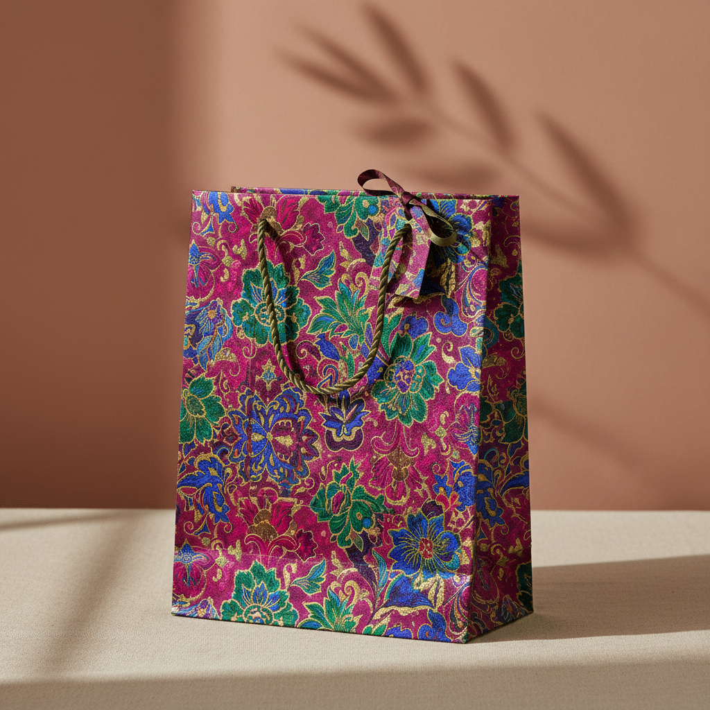 Colorful Luxury Shopping Bag