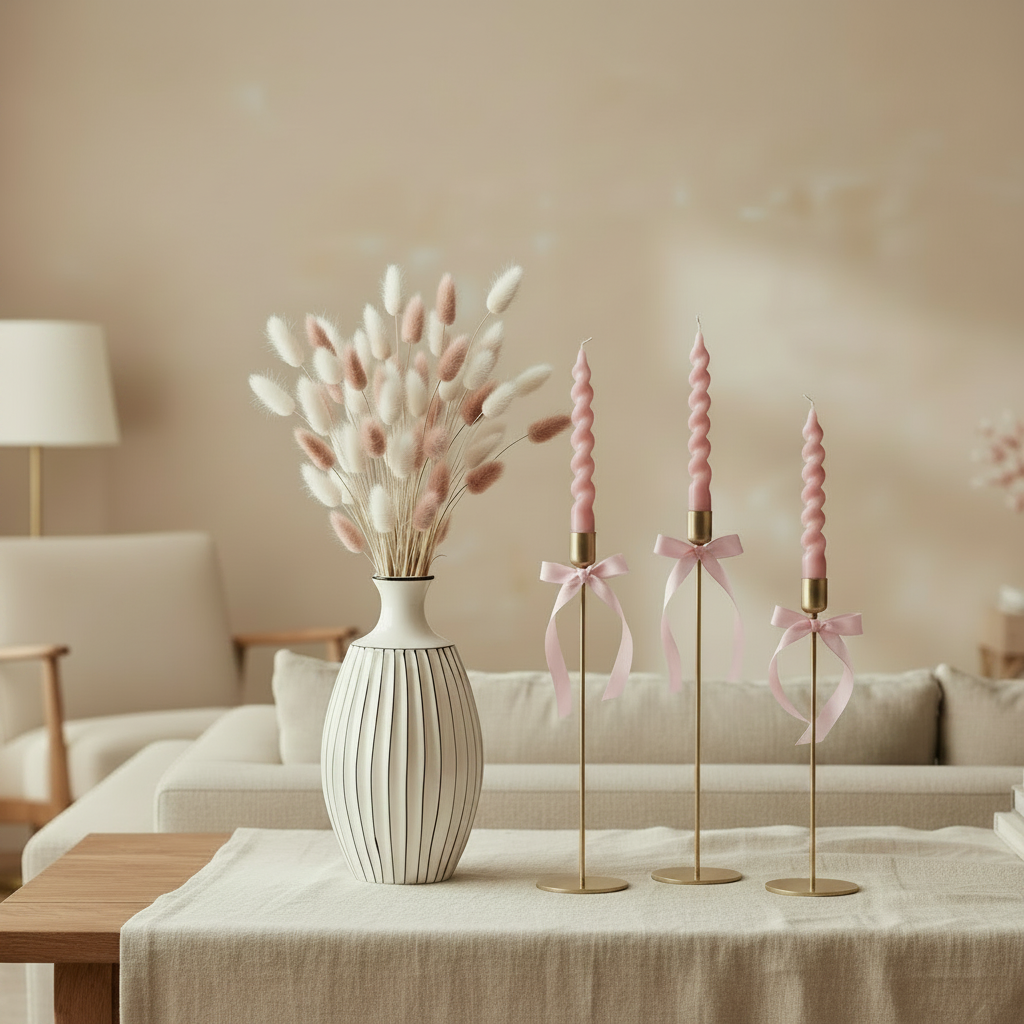 Home Decor Set με 3 κηροπήγια
