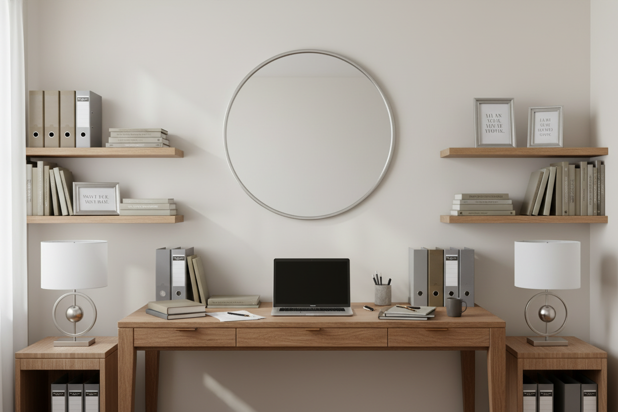 Home Office – Silver Minimal Set
