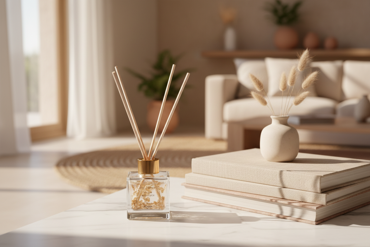 Gold Passion Diffuser – Αρωματικό Χώρου με Bamboo Sticks