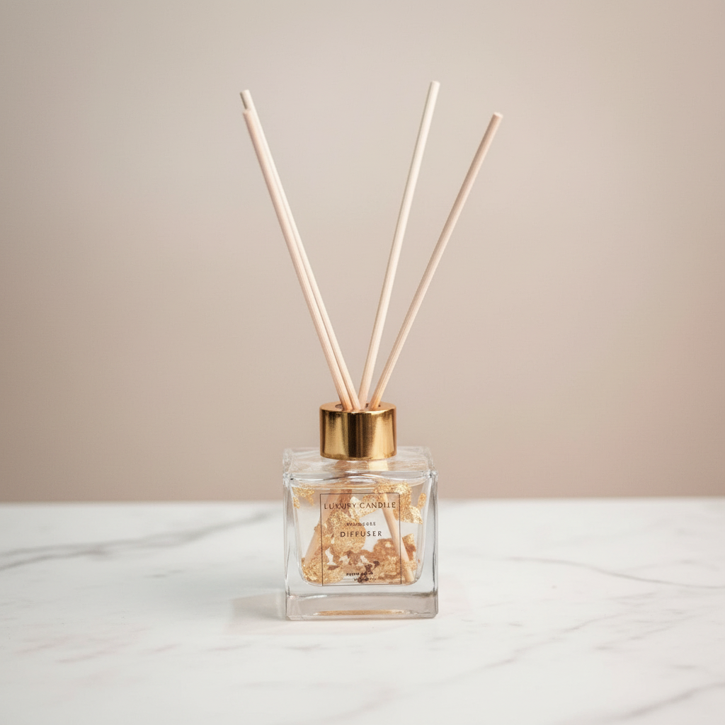 Gold Passion Diffuser – Αρωματικό Χώρου με Bamboo Sticks