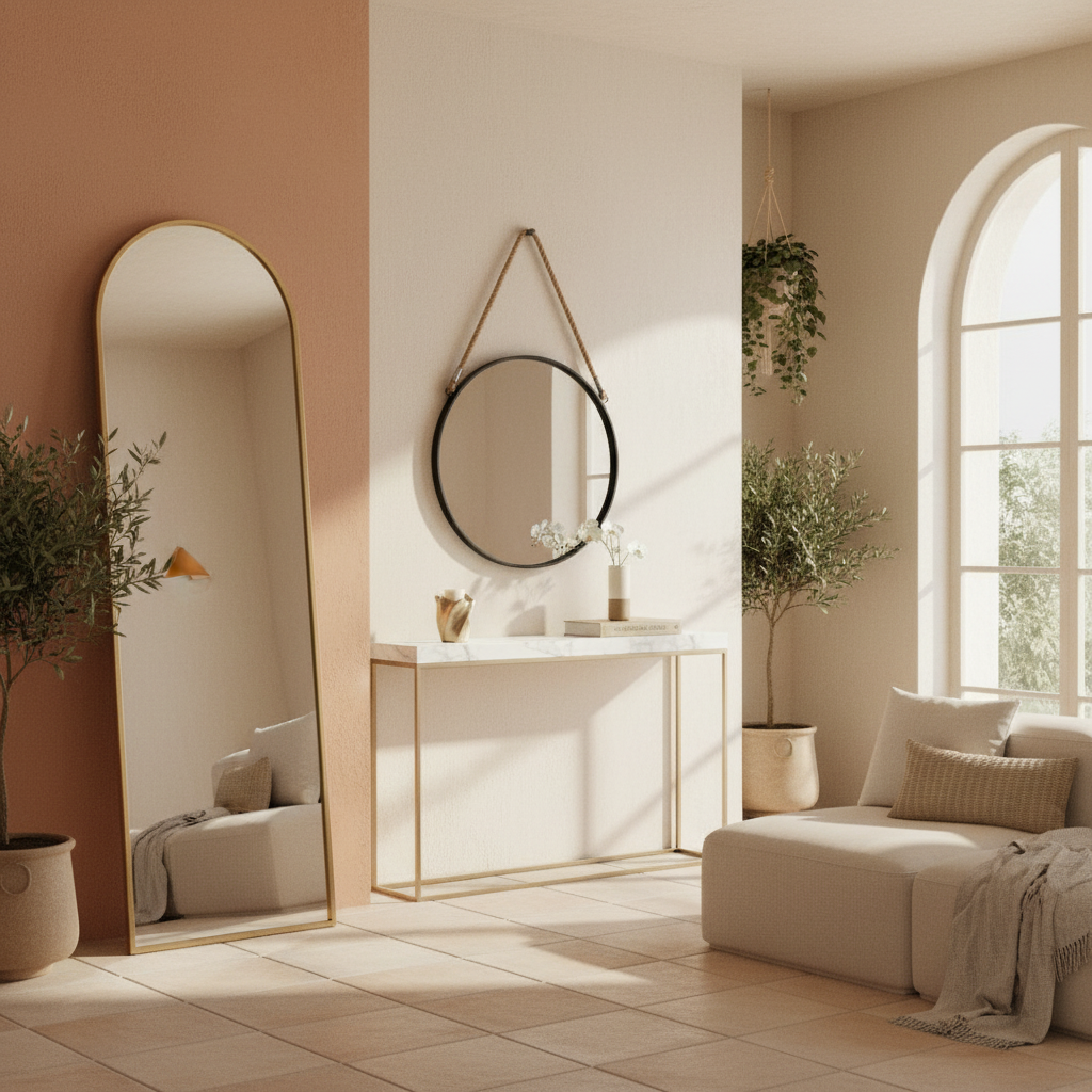 Mirrors in Mediterranean Interior