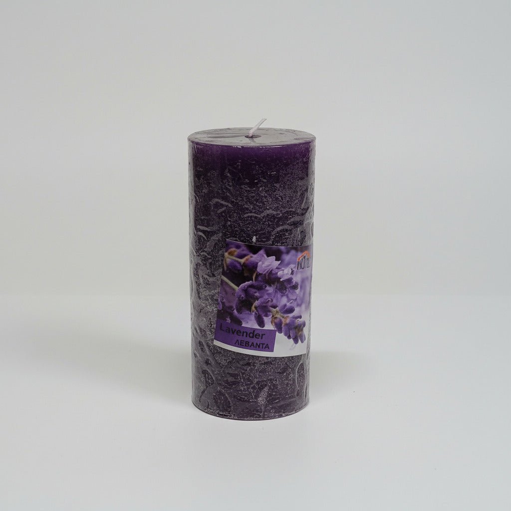Scented Pillar Candle Ø7x15cm - Lavender - Scented Candles - VassoHome