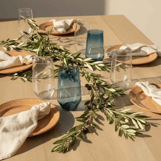 Glass Vase Oval 22x13cm - set of 2 - Vases - VassoHome