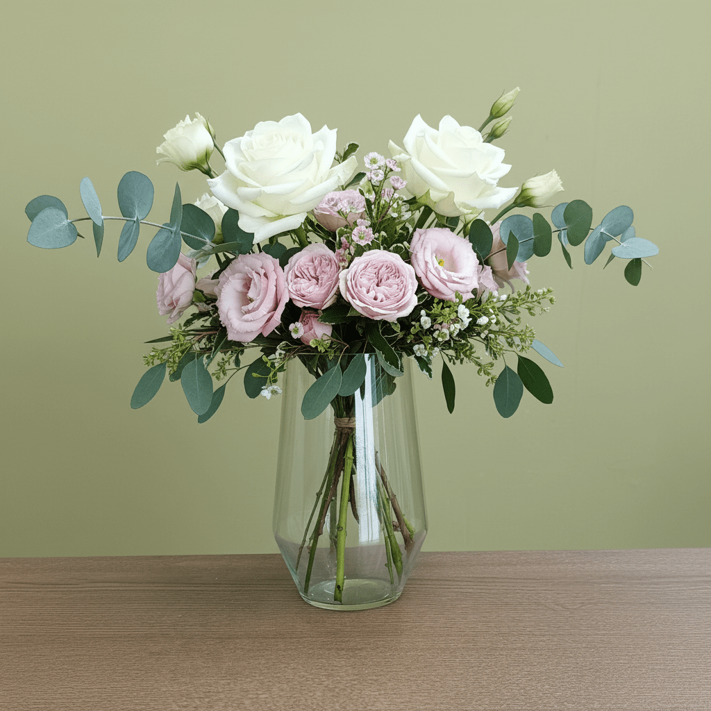 Glass Vase Oval 22x13cm - Vases - VassoHome