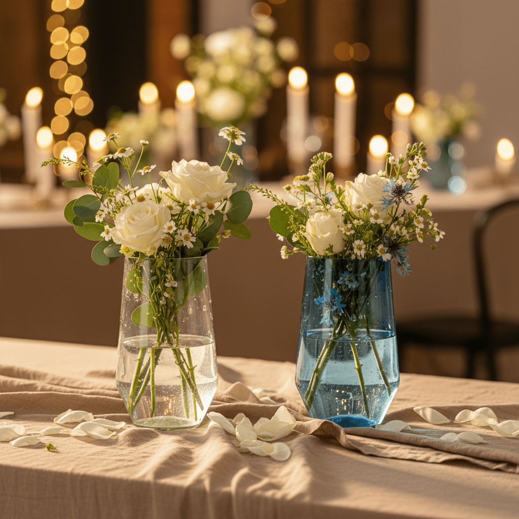 Glass Vase Oval 22x13cm - Vases - VassoHome