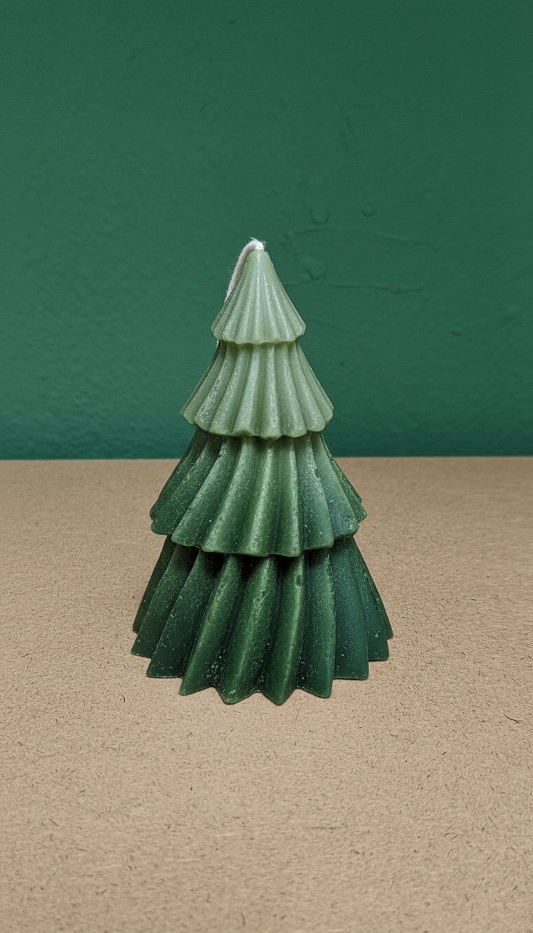 Κερί Χριστουγεννιάτικου Δέντρου – Χειροποίητο Αρωματικό Κερί (χρόνος καύσης 10 ωρών)