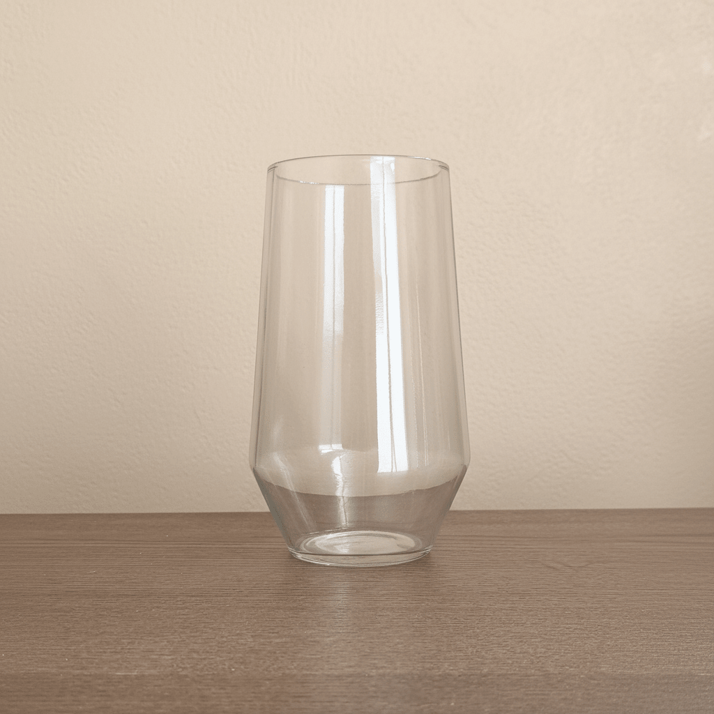 Glass Vase Oval 22x13cm - Vases - VassoHome