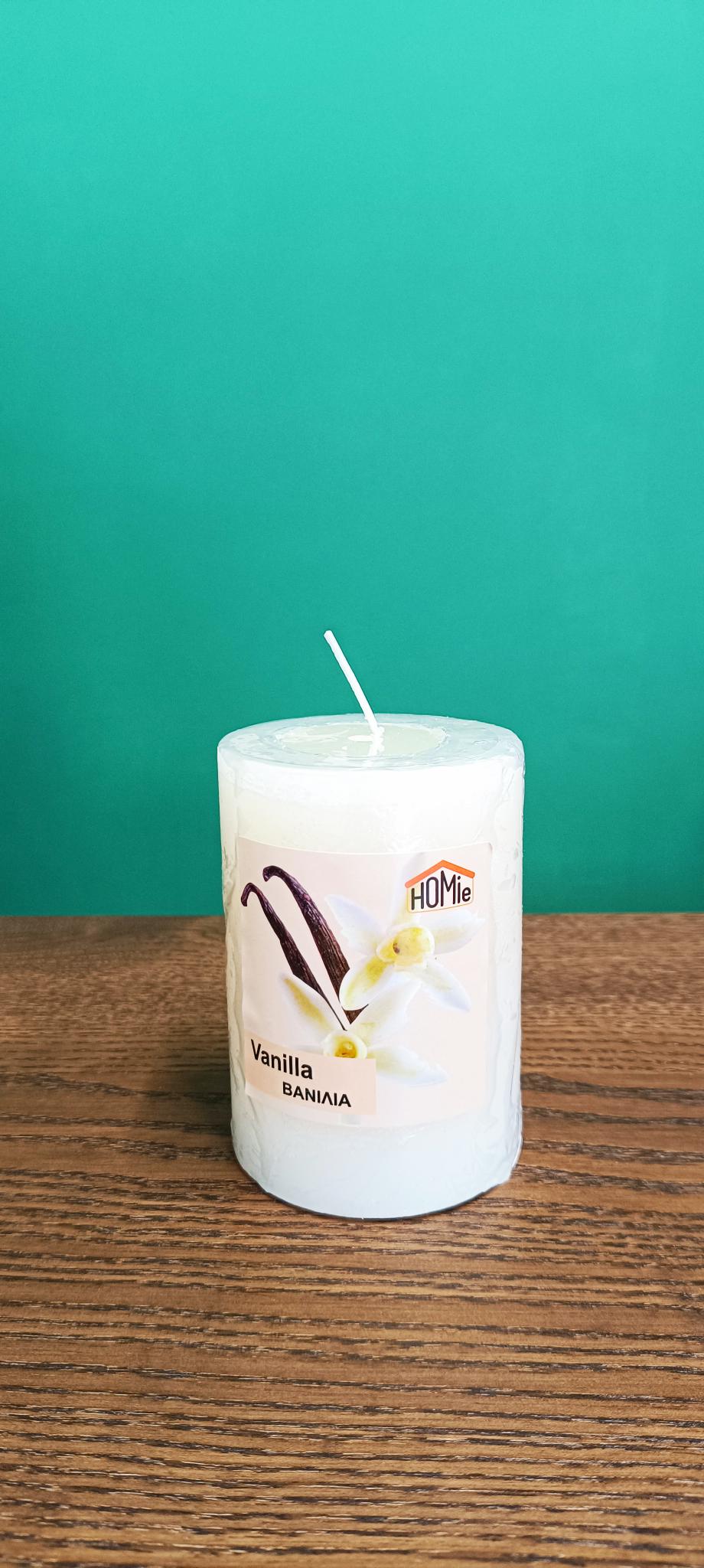 Vanilla Scented Pillar Candle Ø7x10cm