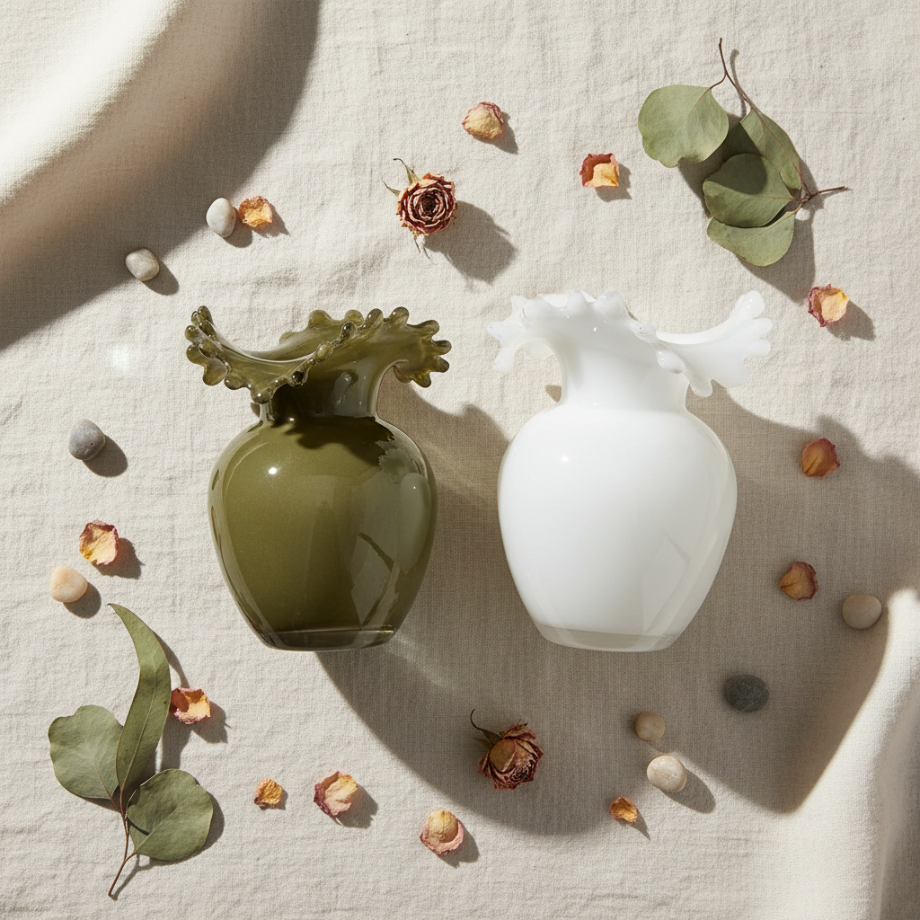 Vases Flat Lay